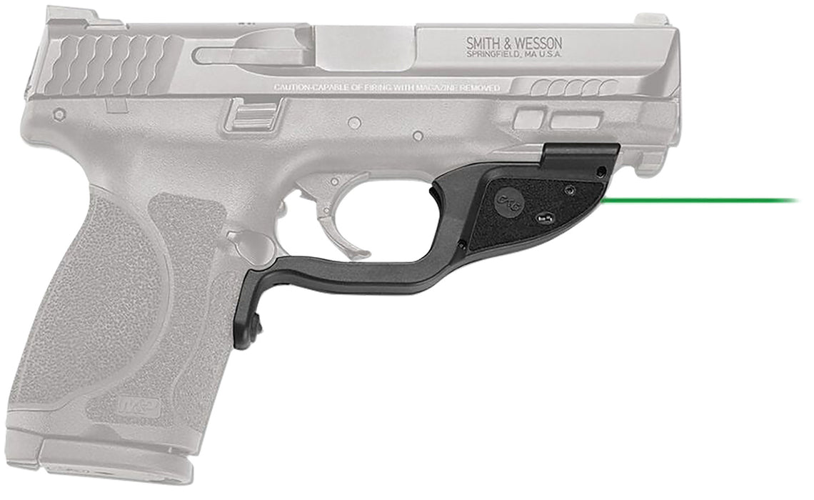 Crimson Trace 0174501 Laserguard  Fits S&W M&P M2.0, Green Laser Black Polymer, Trigger Guard Mount