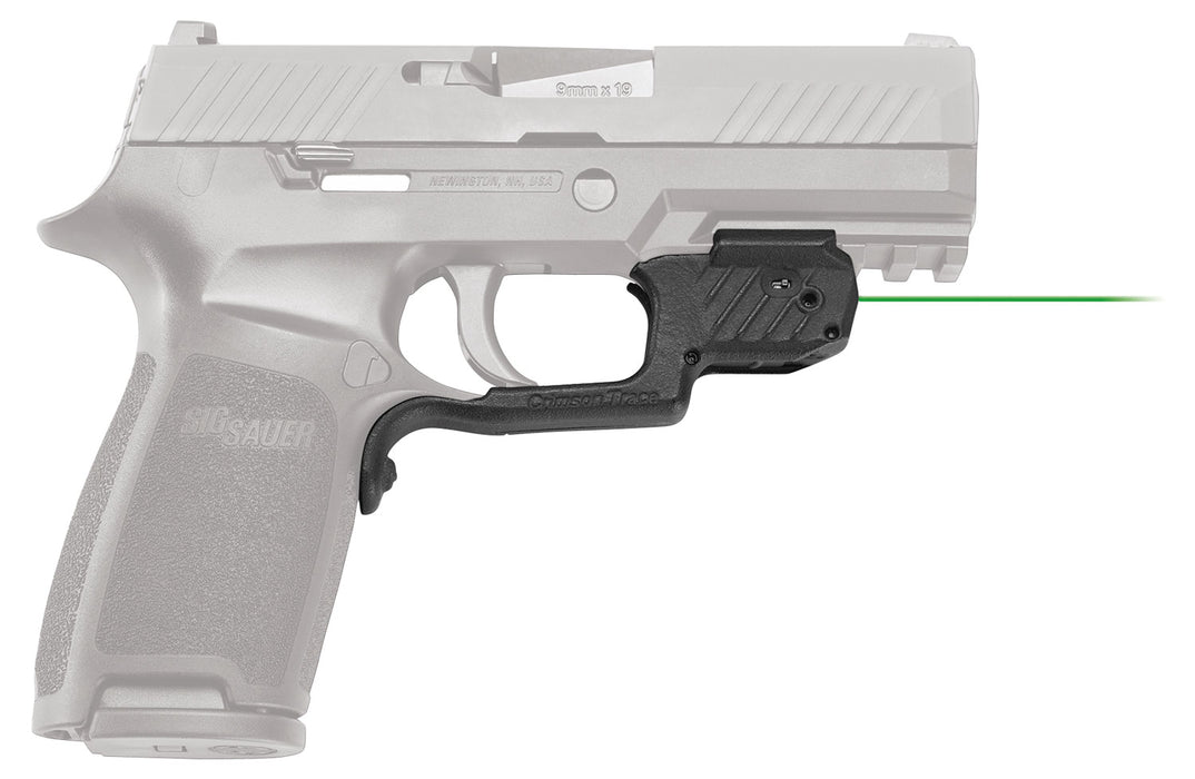 Crimson Trace 0177801 Laserguard  Fits Sig P320 (Except Subcompact)/M17/M18, Green Laser Black Polymer