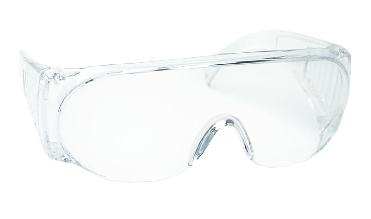 Walker's GWPFCSGLCLR Sport Glasses Full Coverage Adult Clear Lens Polycarbonate Clear Frame