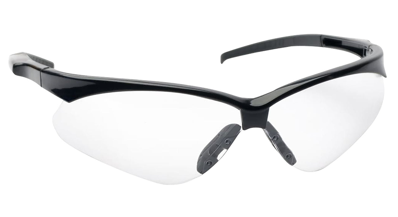 Walker's GWPSGLCLR Sport Glasses Crosshair Adult Clear Lens Polycarbonate Black Frame