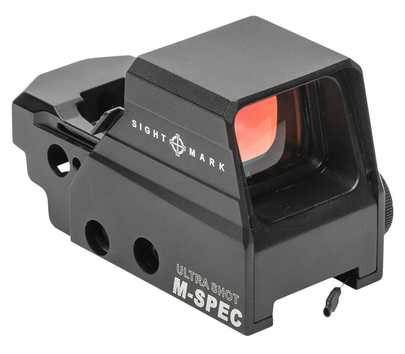 Sightmark SM26035 Ultra Shot M-Spec FMS Reflex Sight Matte Black 1 x 33 mm x 24 mm 2 MOA Red Dot/65 MOA Circle Crosshair