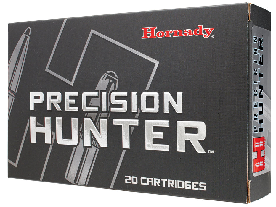 Hornady 80636 Precision Hunter  7mm Rem Mag 162 gr Extremely Low Drag-eXpanding (ELD-X) 20 Per Box/ 10 Cs