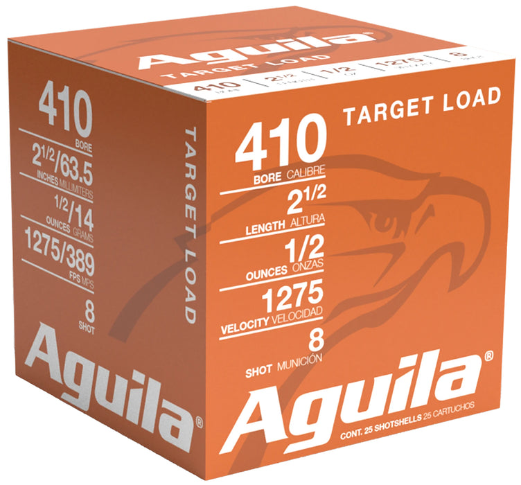 Aguila 1CHB4138 Competition Target 410 Gauge 2.50" 1/2 oz 8 Shot 25 Per Box/20 Cs