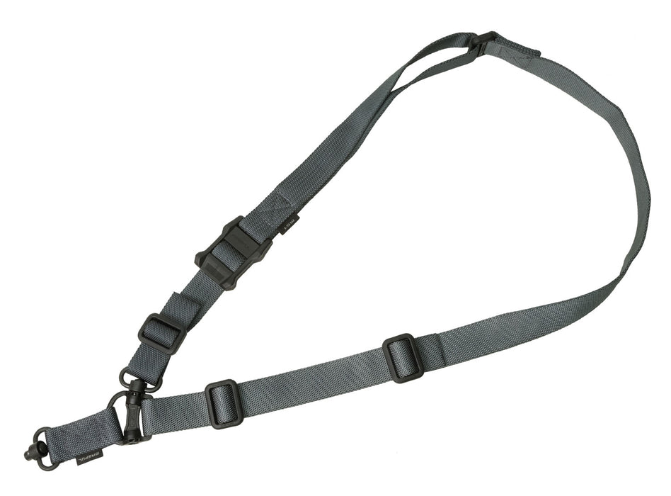 Magpul MAG518GRY MS4 Sling GEN2 Stealth Gray Nylon 48"-60" OAL Adjustable One-Two Point AR Platform
