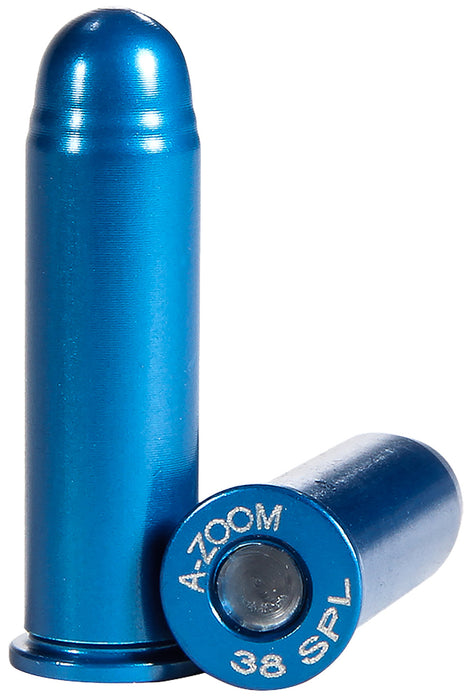 A-Zoom 16318 Blue Snap Caps Revolver 38 Special Aluminum 12 Pack