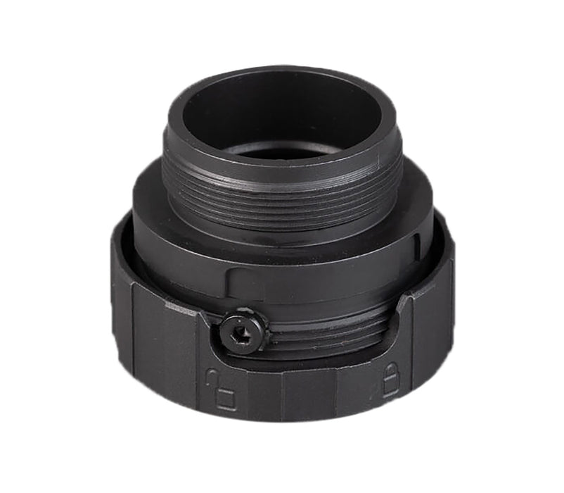 SilencerCo AC2632 ASR Alpha Mount Adapter For Omega 9K/Nano ASR/Harvester 300 Black Steel