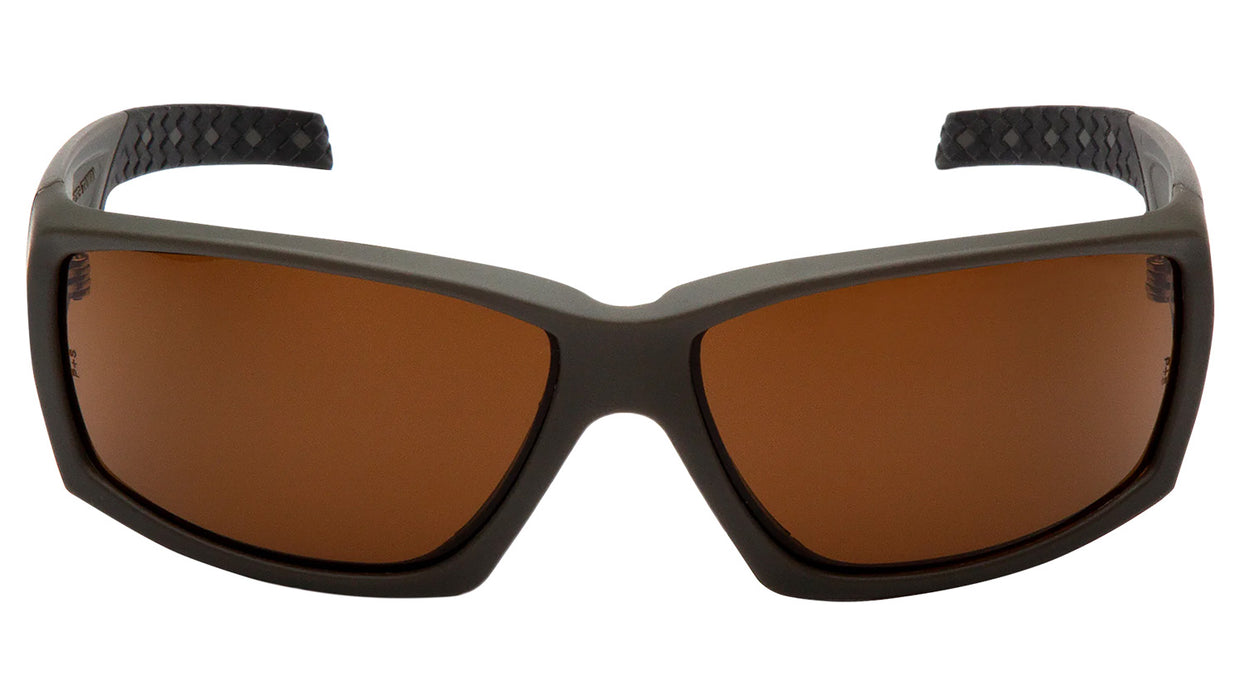 Pyramex VGSG718T Venture Gear Tactical Overwatch Adult Bronze Lens Anti-Fog Polycarbonate OD Green Frame