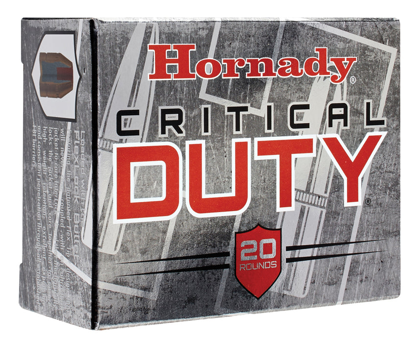 Hornady 91256 Critical Duty  10mm Auto 175 gr Hornady FlexLock (FL) 20 Per Box/10 Cs