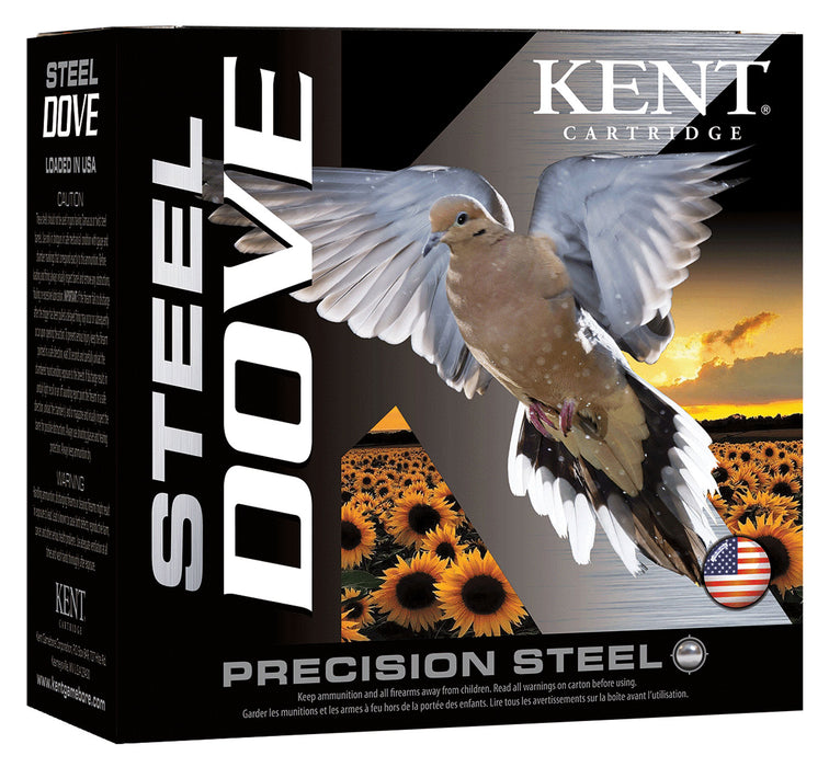 Kent Cartridge K20SD246 Steel Dove  20 Gauge 2.75" 7/8 oz 1400 fps 6 Shot 25 Bx/10 Cs