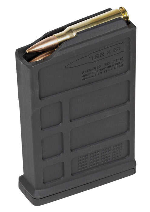 Magpul MAG579BLK PMAG  Black AICS 10rd 6.5 Creedmoor/308 Win/7mm-08 Rem/260 Rem/243 Win/7.62x51mm NATO for Short Bolt Action Rifles