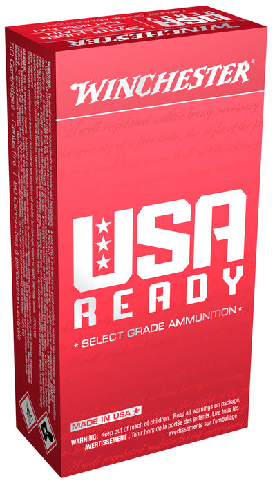 Winchester Ammo RED9 USA Ready  9mm Luger 115 gr Full Metal Jacket Flat Nose (FMJFN) 50 Bx/10 Cs