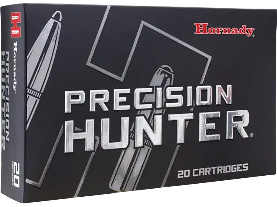 Hornady 80851 Precision Hunter  7mm STW 162 gr 3050 fps Extremely Low Drag-eXpanding (ELD-X) 20 Bx/10 Cs