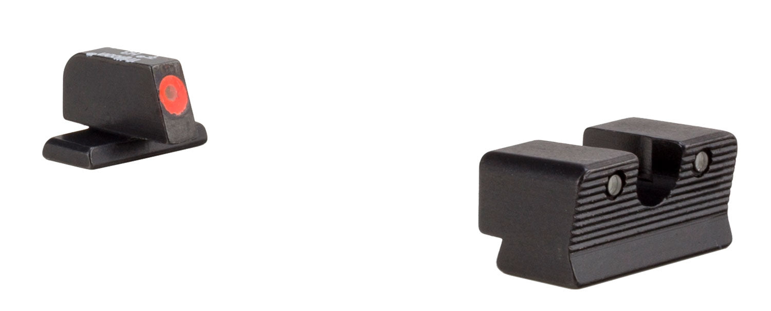 Trijicon 600866 HD XR Night Sights  Green/Tritium Orange Outline Front Sight-Green Tritium Black Outline Rear Sight Sig Sauer P225/P226/P228 #8 Front/#8 Rear