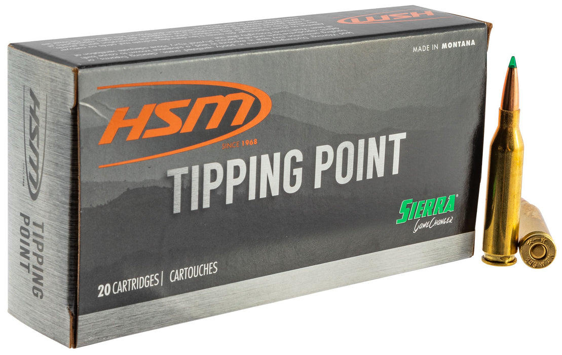 HSM 27016N Tipping Point  270 Win 140 gr Sierra GameChanger 20 Bx/20 Cs