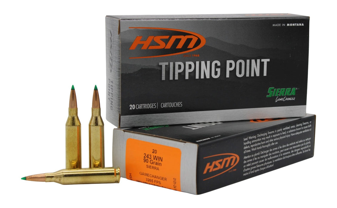 HSM 7MM0812N Tipping Point Super Shock Tip 7mm-08 Rem 162 gr Hornady SST 20 Per Box/ 25 Case