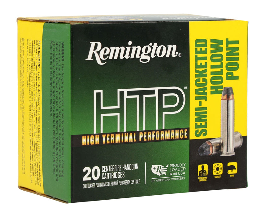 Remington Ammunition 22295 HTP  38Special+P 110gr Semi Jacketed Hollow Point 20 Per Box/25 Case