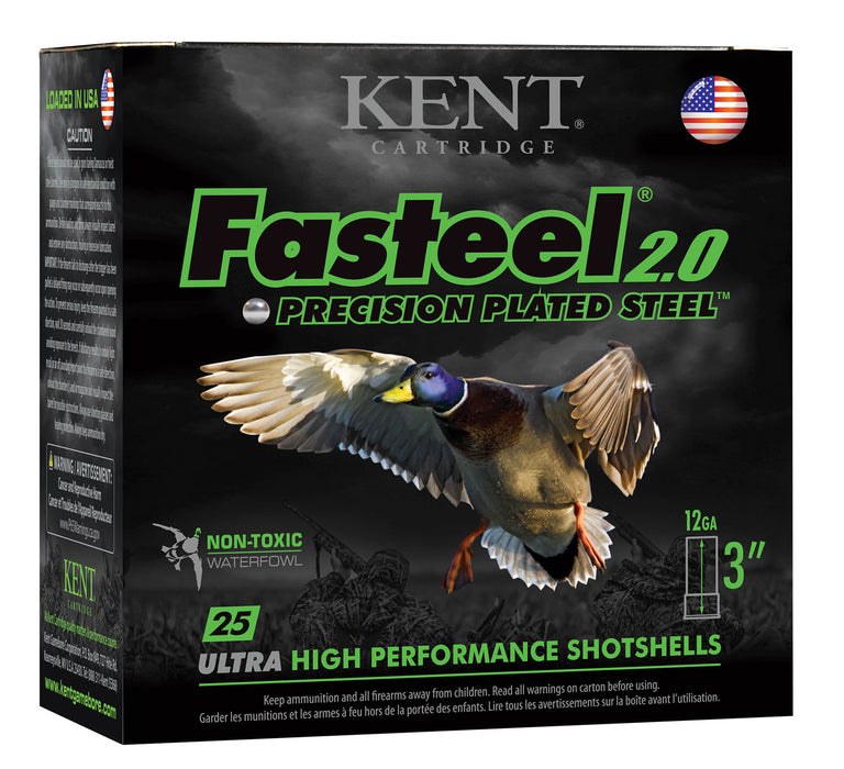 Kent Cartridge K123FS36BB Fasteel 2.0  12 Gauge 3" 1 1/4 oz 1500 fps BB Shot 25 Bx/10 Cs