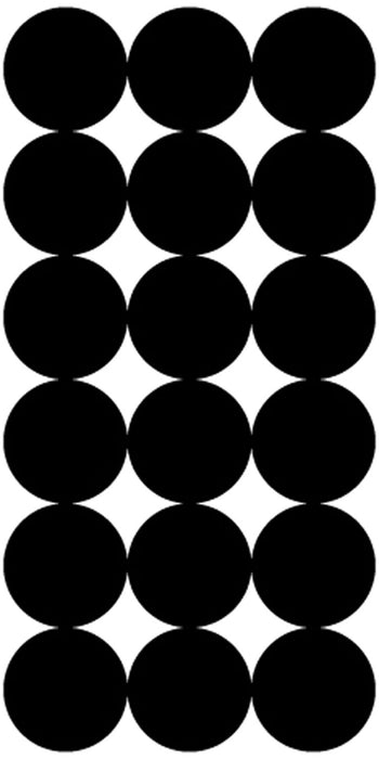 Pro-Shot P216 SplatterShot Repair Pasters Black 1" Self-Adhesive 216 Pasters