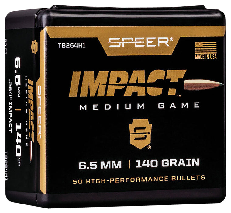 Speer TB264H1 Impact  6.5Creedmoor 140gr Speer Impact 50 Per Box/5 Case
