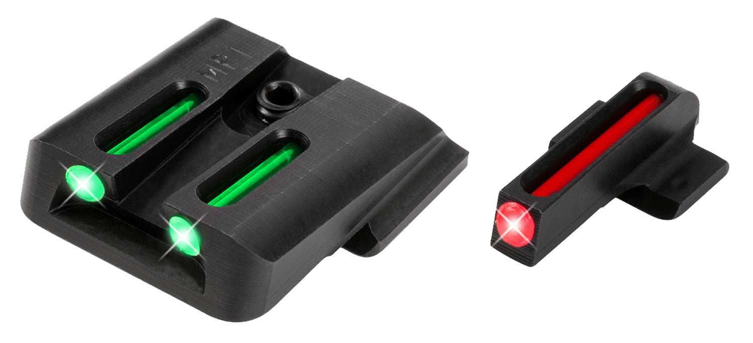 TruGlo TG131MP1 Fiber-Optic  Red/Fiber Optic Front Sight-Green/Fiber Optic Rear Sight Smith & Wesson M&P EZ 380