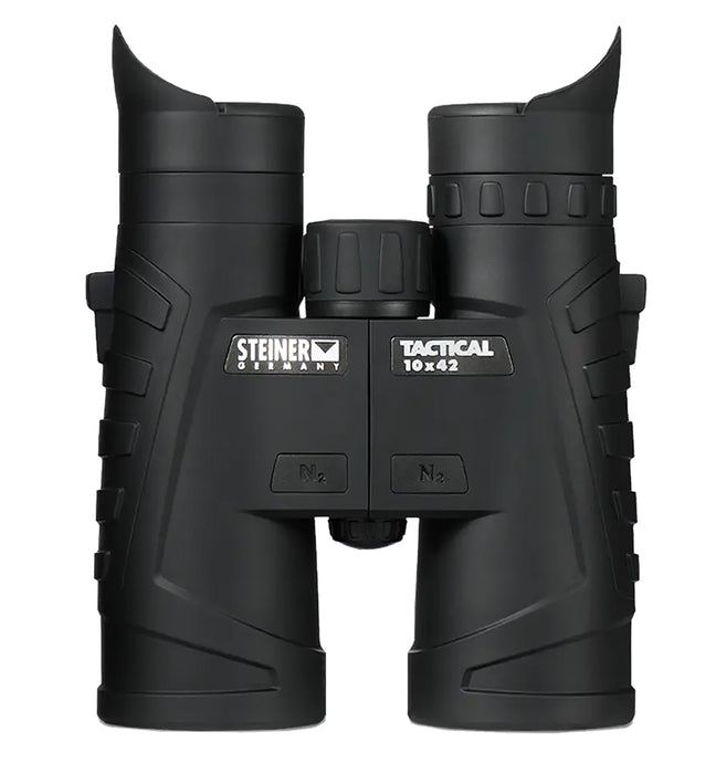Steiner 2005 T1042 Tactical 10x42mm Roof Prism, Fast-Close Focus, Black Makrolon w/Rubber Armor