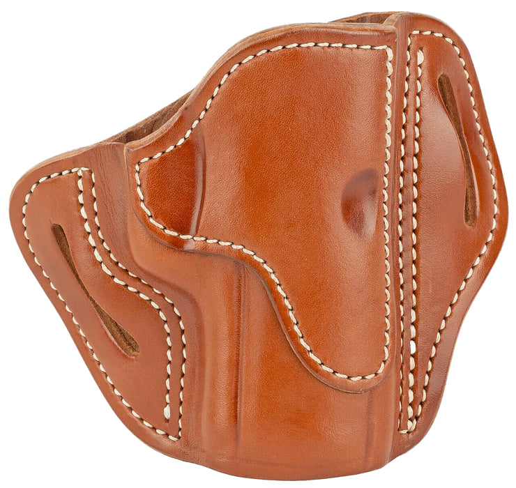 1791 Gunleather BH24SCBRR BH2.4S  OWB 2.4 Classic Brown Leather Belt Slide Fits FN 509/Springfield XD-M/HK VP9SK