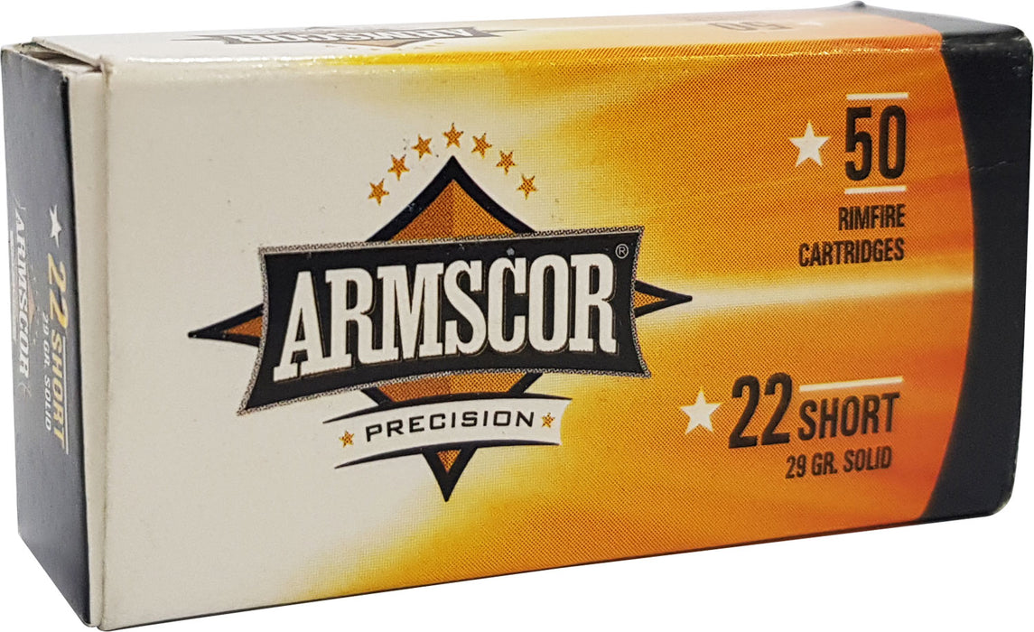 Armscor 50415 Precision  22 Short 29 gr Solid Point 50 Per Box/ 100 Case