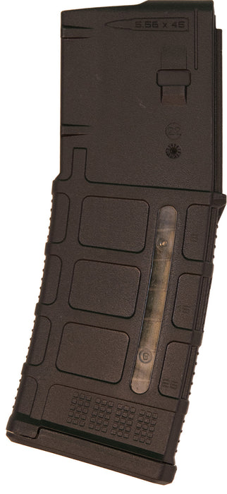 Magpul MAG556BLK PMAG GEN M3 30rd Detachable w/Capacity Window 223 Rem/5.56x45mm NATO Fits AR-15/M16/M4 Black Polymer