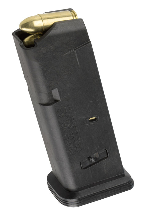 Magpul MAG907BLK PMAG GL9 10rd 9mm Luger Compatible w/Glock 19 Black Polymer