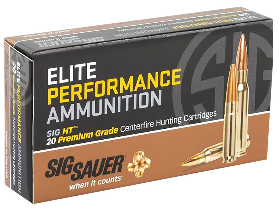 Sig Sauer E270H120 Elite Copper Hunting  270 Win 120 gr Copper Solid 20 Bx/10 Cs
