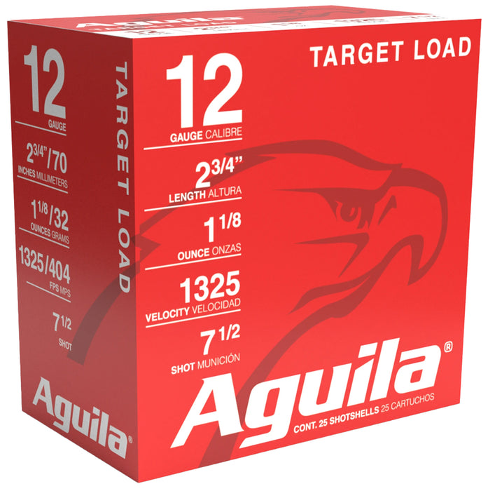 Aguila 1CHB1246 Competition High Velocity 12 Gauge 2.75" 1 1/8 oz 7.5 Shot 25 Per Box/10 Cs