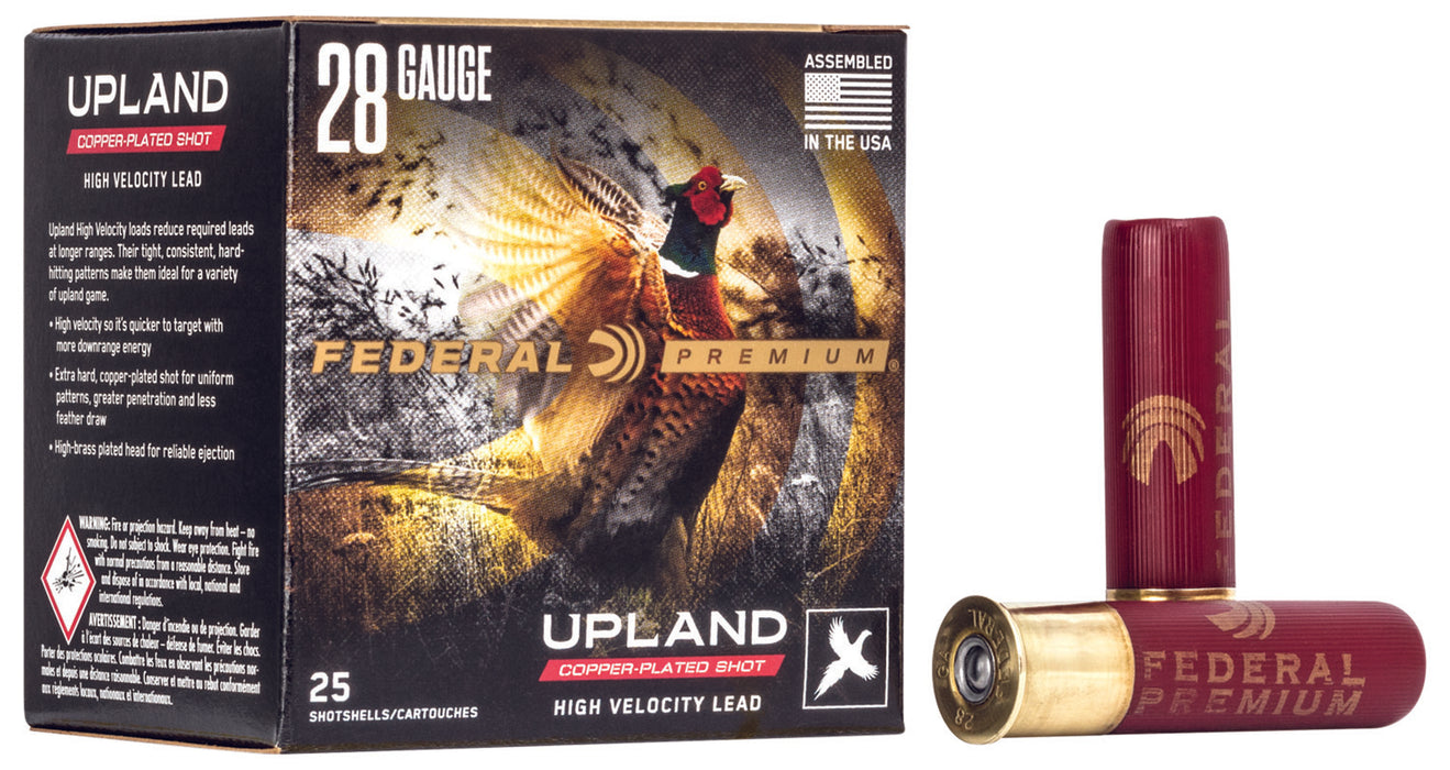 Federal P2838 Premium Wing-Shok High Velocity 28Gauge 2.75" 3/4oz 8Shot 25 Per Box/10 Case