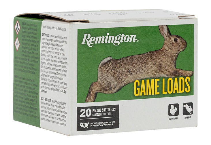 Remington Ammunition 20014 Game Load  410 Gauge 2.50" 1/2 oz 6 Shot 20 Per Box/ 10 Cs