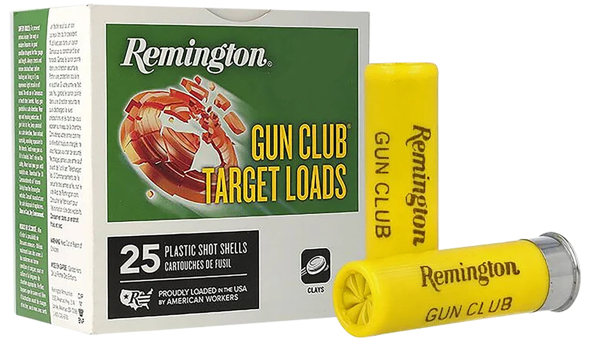 Remington Ammunition 20235 Gun Club  20 Gauge 2.75" 7/8 oz 1200 fps 8 Shot 25 Bx/10 Cs