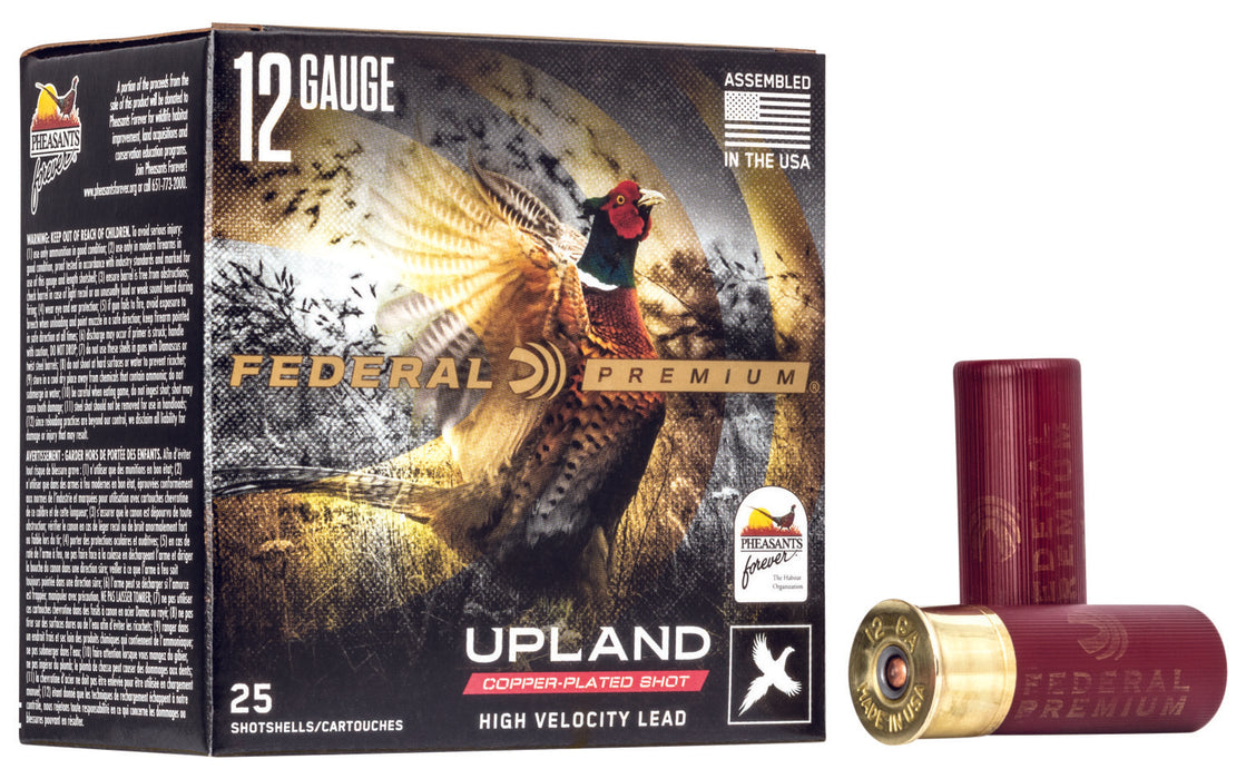 Federal PF15475 Premium Wing-Shok Pheasant Forever High Velocity 12Gauge 2.75" 1 1/4oz 7.5Shot 25 Per Box/10 Case