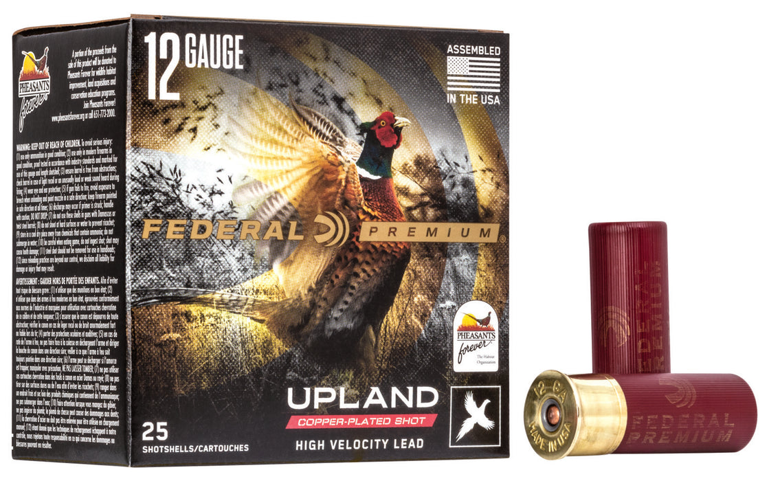 Federal PF1544 Premium Wing-Shok Pheasant Forever High Velocity 12Gauge 2.75" 1 1/4oz 4Shot 25 Per Box/10 Case
