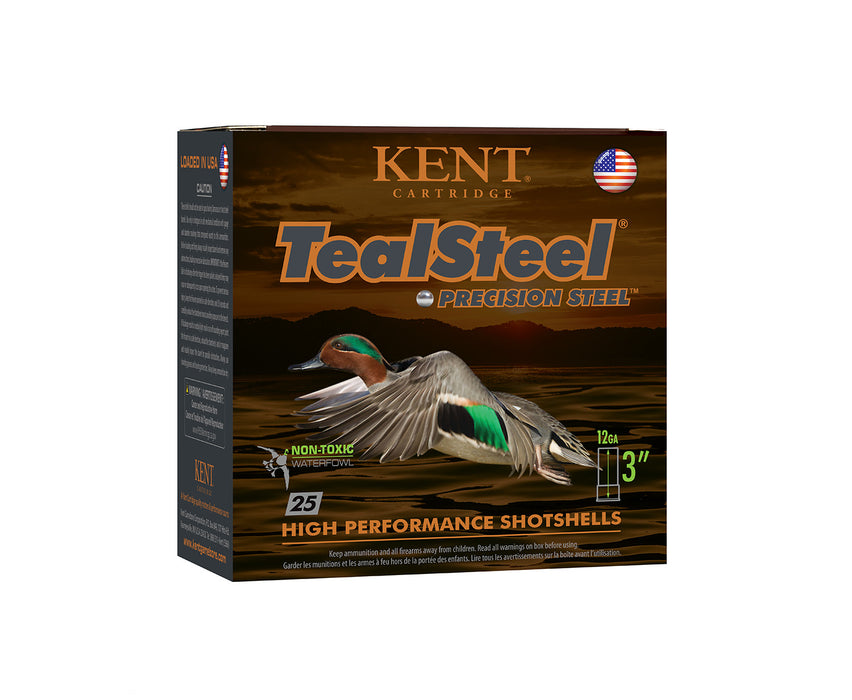 Kent Cartridge KTS123365 TealSteel Precision Steel 12Gauge 3" 1 1/4oz 5Shot
