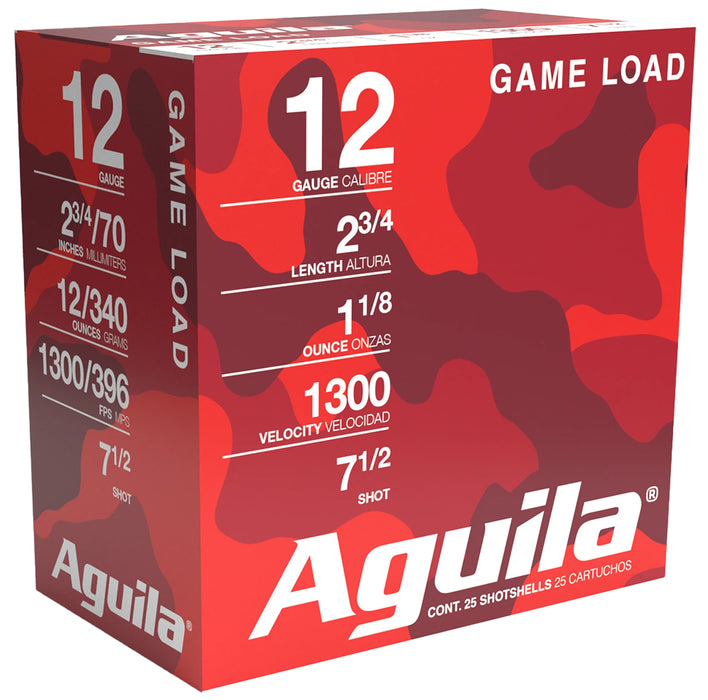 Aguila 1CHB1327 Competition Standard Velocity 12 Gauge 2.75" 1 oz 7.5 Shot 25 Per Box/10 Cs