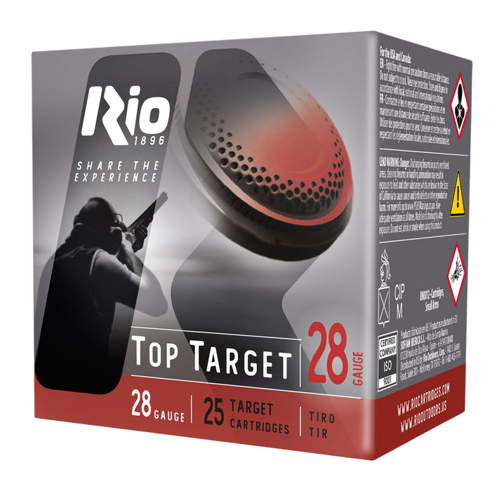Rio Ammunition RC2875 Top Target  28 Gauge 2.75" 3/4 oz 7.5 Shot 25 Per Box/ 10 Case