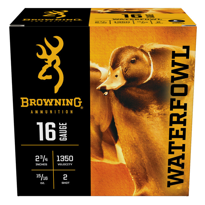 Browning Ammo B193411622 Wicked Wing XD  16Gauge 2.75" 15/16oz 2Shot 25 Per Box/10 Case