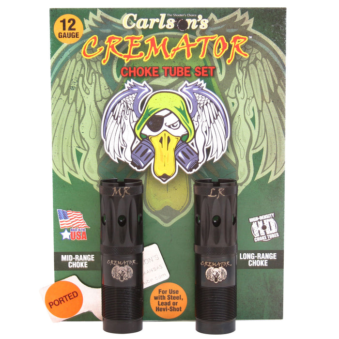 Carlson's Choke Tubes 11542 Cremator  Winchester 12 Gauge Mid/Long Range Ported 17-4 Stainless Steel