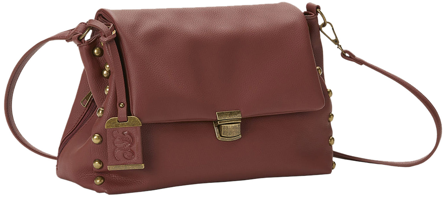 Bulldog BDP072 Hobo Purse w/Holster Rust PU Leather Most Sm Pistols & Revolvers Ambidextrous Hand