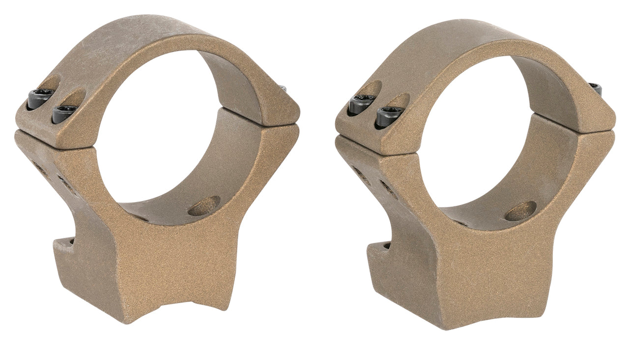 Browning 12535 X-Bolt Scope Mount System X-Lock Burnt Bronze Cerakote Aluminum 30mm Tube, Medium Rings