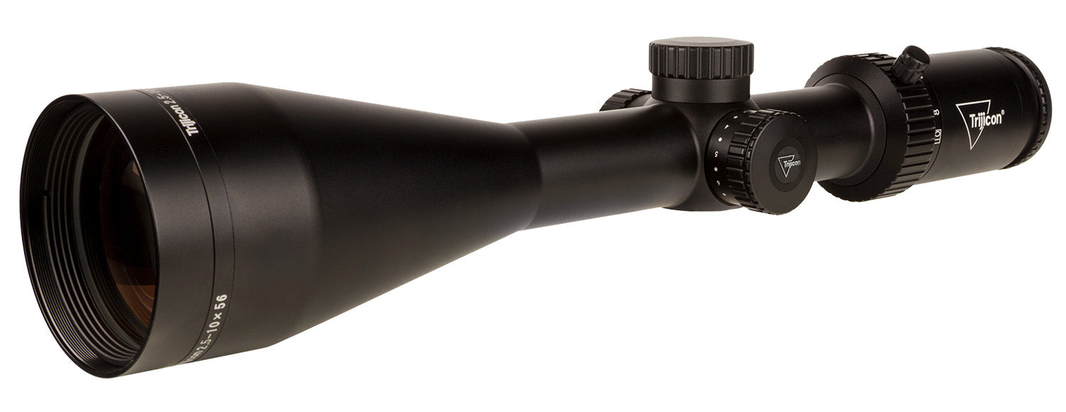 Trijicon 2900029 Credo HX  Satin Black 2.5-10x56mm 30mm Tube LED Illuminated Red Duplex Reticle