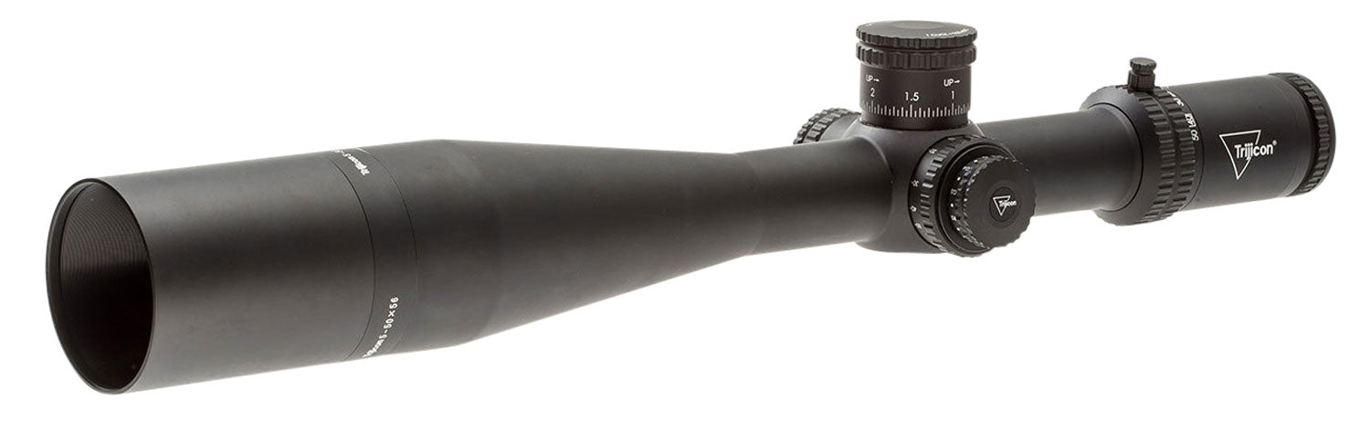 Trijicon 3000016 Tenmile  Matte Black 5-50x56mm 34mm Tube LED Illuminated Red/Green MOA Long Range Reticle. Second Focal Plane