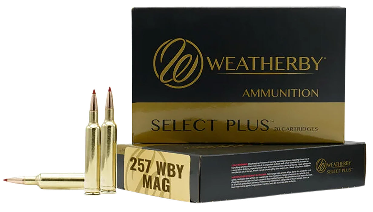Weatherby H257100IL Select  257 Wthby Mag 100 gr Hornady Interlock 20 Bx/10 Cs