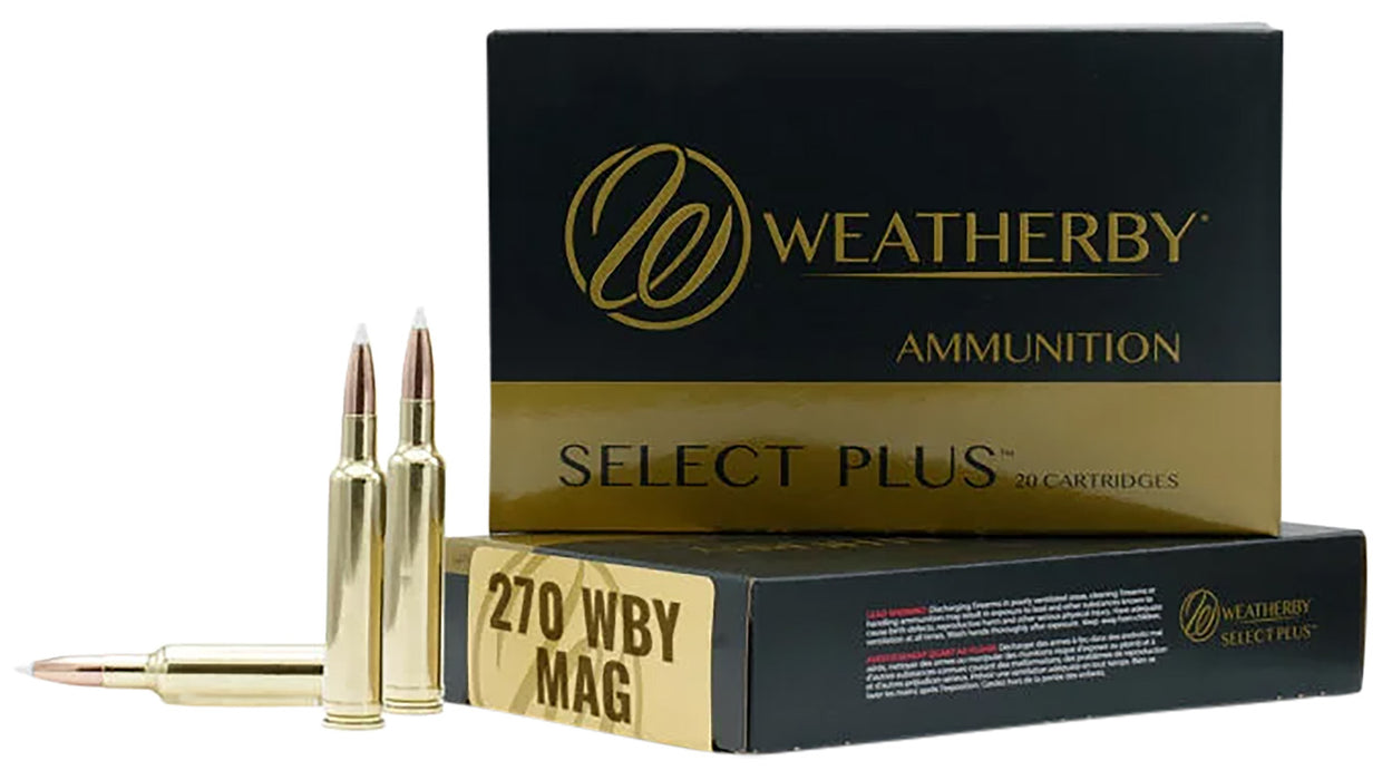 Weatherby H270130IL Select  270 Wthby Mag 130 gr Hornady Interlock 20 Bx/10 Cs