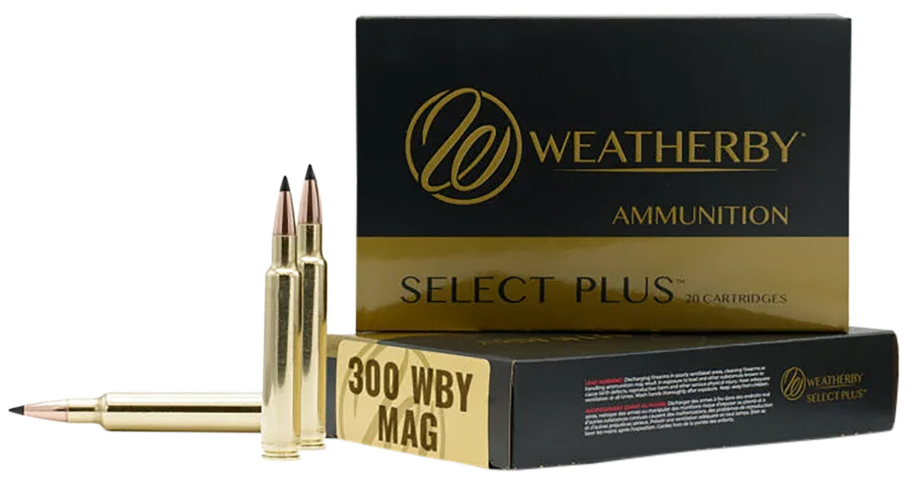 Weatherby H300165IL Select  300 Wthby Mag 165 gr Hornady Interlock 20 Bx/10 Cs