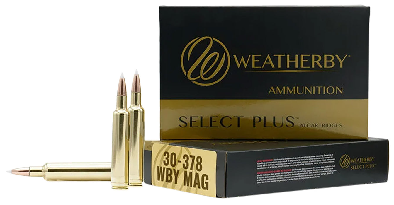 Weatherby H303180IL Select  30-378 Wthby Mag 180 gr Hornady Interlock 20 Bx/10 Cs