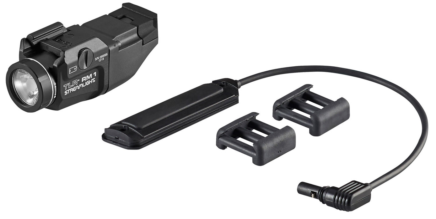 Streamlight 69440 TLR-1 RM Black Anodized Aluminum, 500 Lumens White, 210 Meters Beam, Picatinny Rail Mount